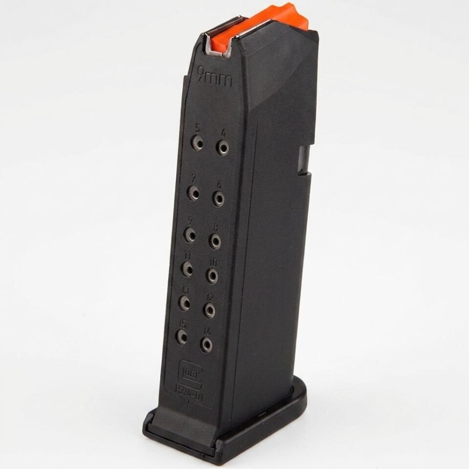 Glock 19 Gen 5 15RD Orijinal Yedek Şarjör (9x19mm)