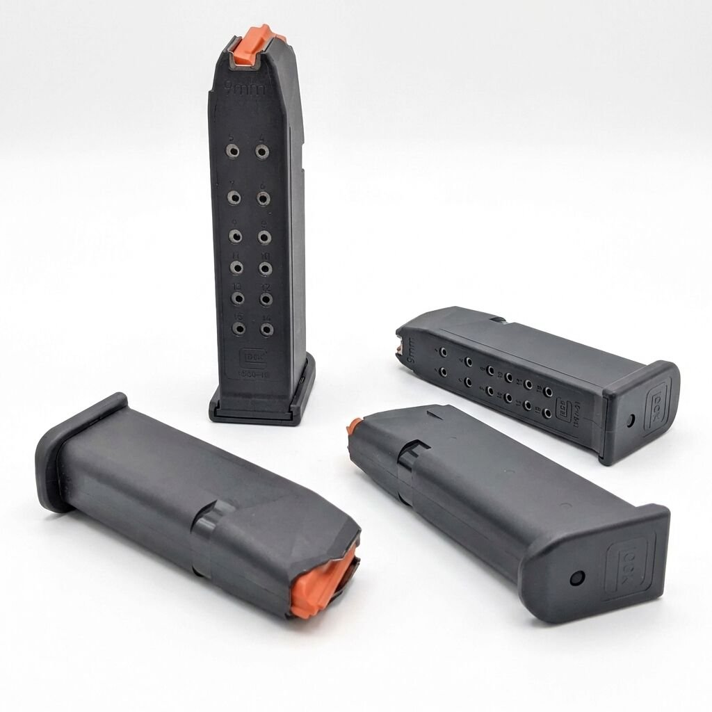 Glock 19 Gen 5 15RD Orijinal Yedek Şarjör (9x19mm)