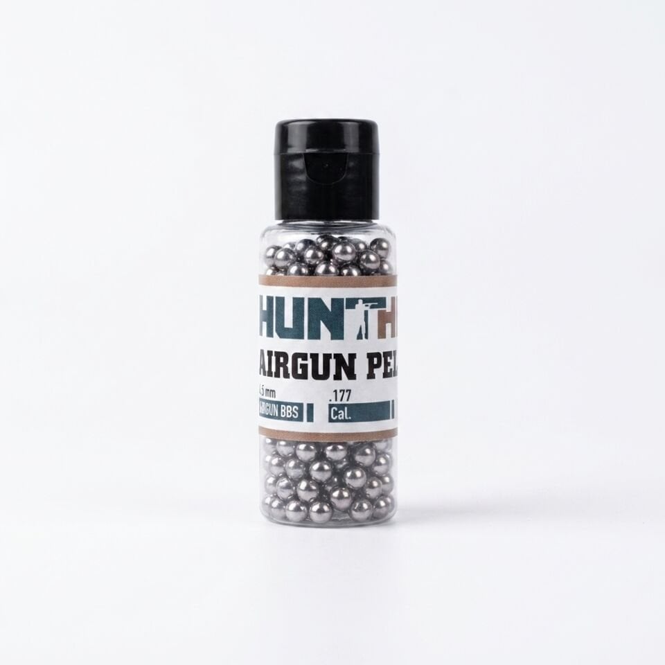 Hunthink 4.5 mm Çelik Bilye BB Saçma 1500 Adet