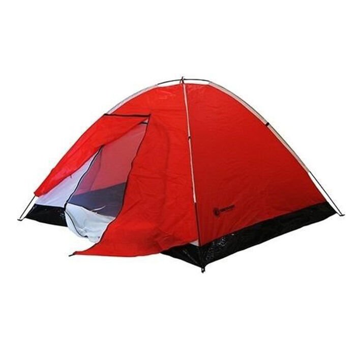 S. DFT 3 Kişi Tek Kat Kırmızı Çadır 220x200+70x130cm