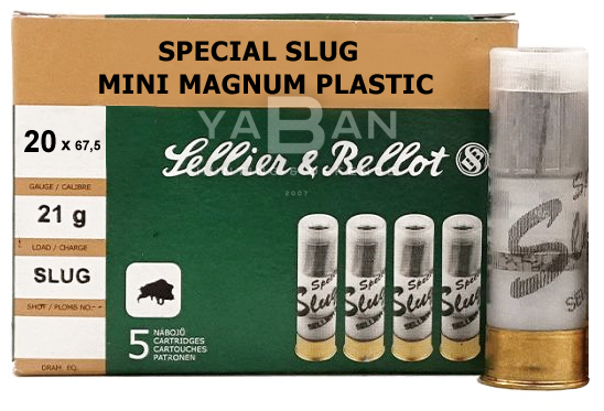 SELLIER & BELLOT SPECIAL SLUG TEK KURŞUN  20 CAL.