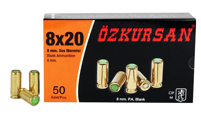 Özkursan 8 mm Gold Kurusıkı Mermisi