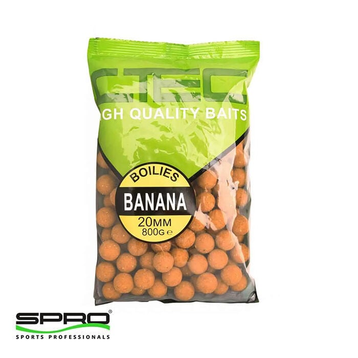 SPRO Ctec Banana (Muz Aromalı) Boilie 20mm 800G