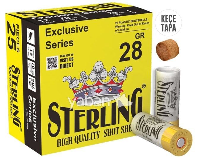 STERLING 28 GR. KEÇE TAPA AV FİŞEĞİ  12 CAL.