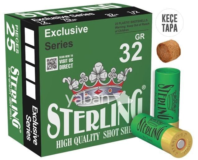 STERLING 32 GR. KEÇE TAPA AV FİŞEĞİ  12 CAL.