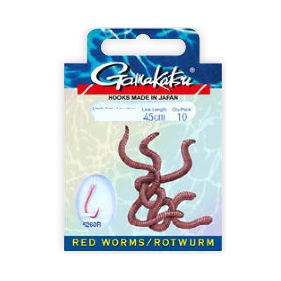 T.D. GAMAKATSU BKS-5260R Red Worm İğne Takımı 45 Cm #8