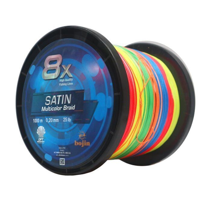 DFT Bojin 8X Satin M.Color İp Misina 0.20mm 1000m