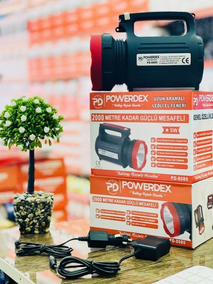 PD-8080 UZUN ARAMALI EL FENERİ