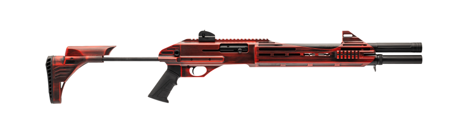 Monster ER-12 Kırmızı Eskitme Otomatik Av Tüfeği