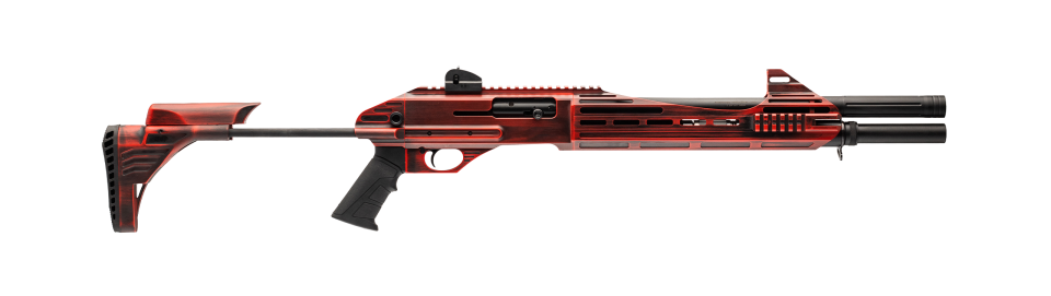 Monster ER-12 Kırmızı Eskitme Otomatik Av Tüfeği