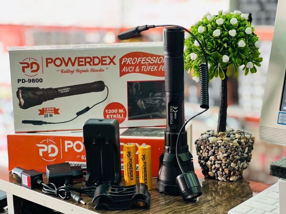 PD-9800 Profesyonel Avcı & Tüfek Feneri