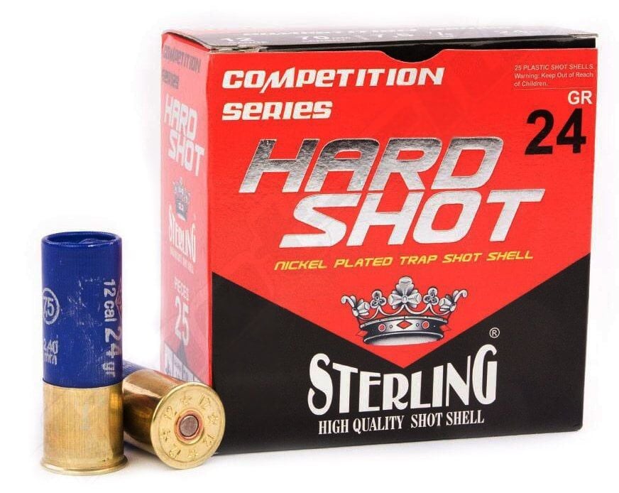 STERLING HARD SHOT NİKEL 24 GR. NO:7,5 TRAP FİŞEĞİ  12 CAL.
