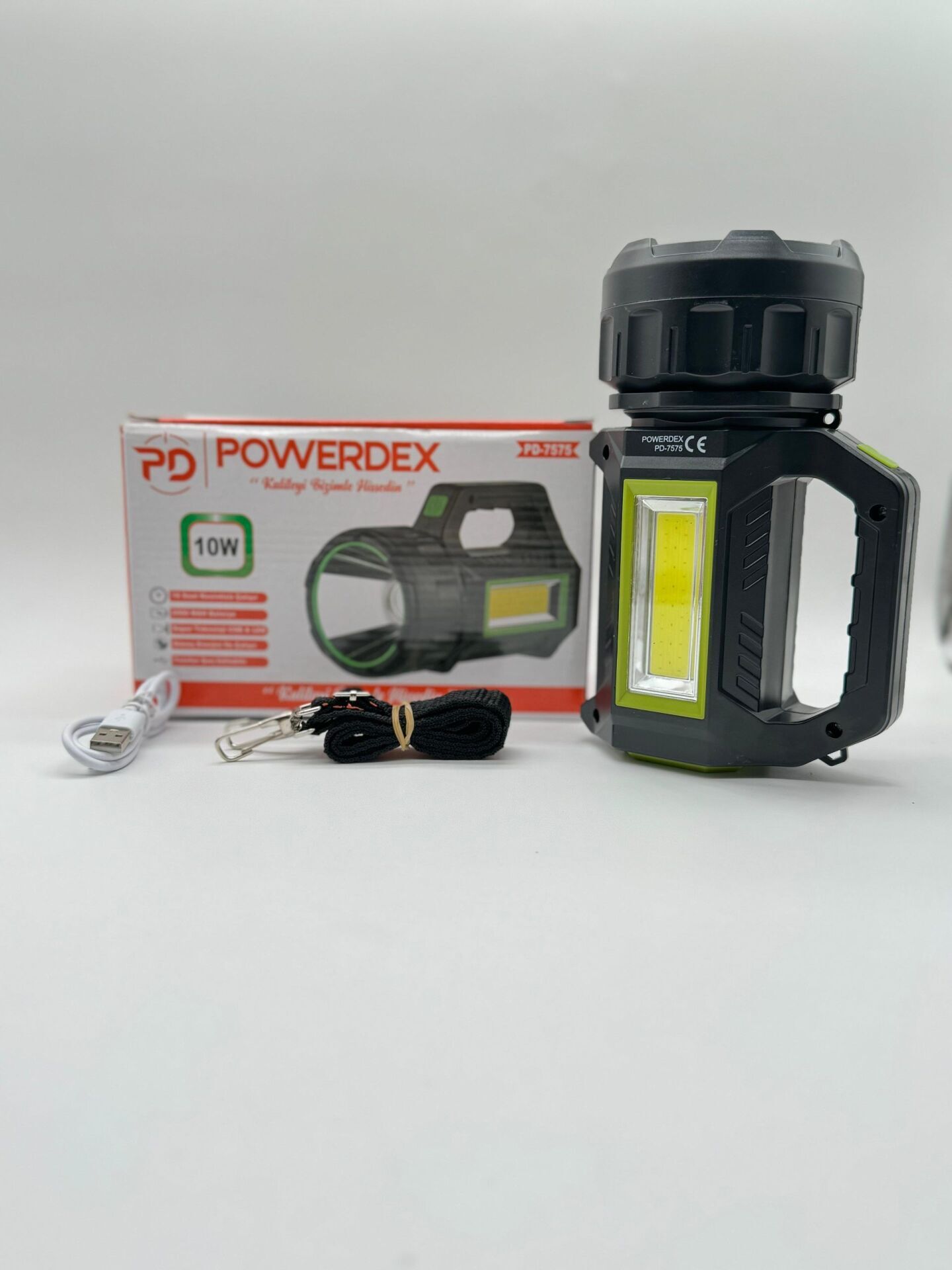 Powerdex PD-7575 Şarj Edilebilir Solar Kamp Feneri Powerbank