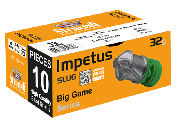 STERLING IMPETUS SLUG TEK KURŞUN  12 CAL.