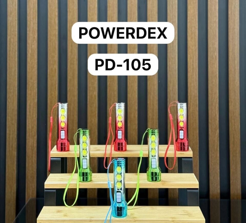 Powerdex PD-105 Şarj Edilebilir COB LED El Feneri 400 Lümen