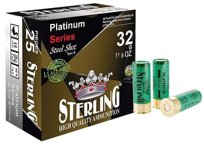 STERLING PLATINUM STEEL 32 GR. AV FİŞEĞİ  12 CAL.