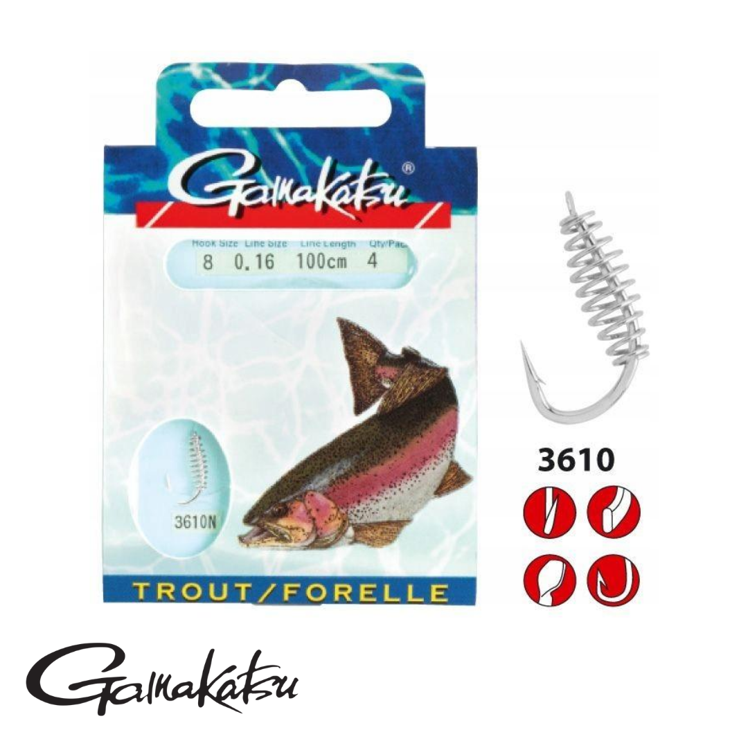GAMAKATSU Booklet Alabalık SPL 3610N #4 0.25MM