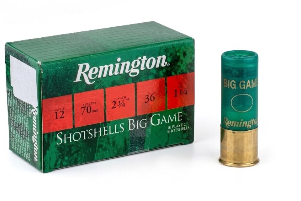 Remington (ITALY) Shotshells Buckshot 11/0 9 Pellets 12 Cal.