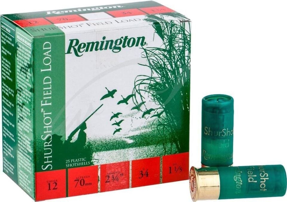 REMINGTON (ITALY) SHURSHOT FIELD LOAD 34 GR. AV FİŞEĞİ  12 CAL.