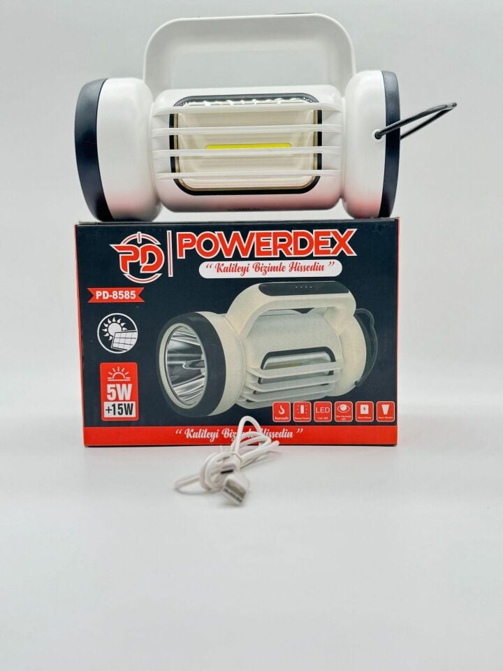 Powerdex PD-8585 Şarj Edilebilir Profesyonel El Feneri
