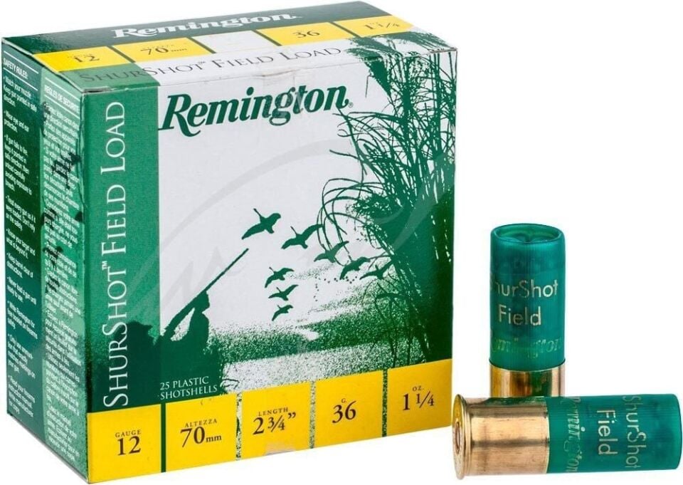 REMINGTON (ITALY) SHURSHOT FIELD LOAD 36 GR AV FİŞEĞİ  12 CAL.