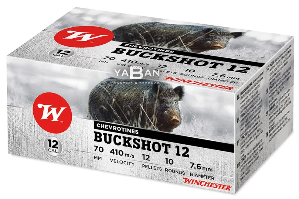 WINCHESTER (ITALY) BUCKSHOT 12 PELLETS  12 CAL.
