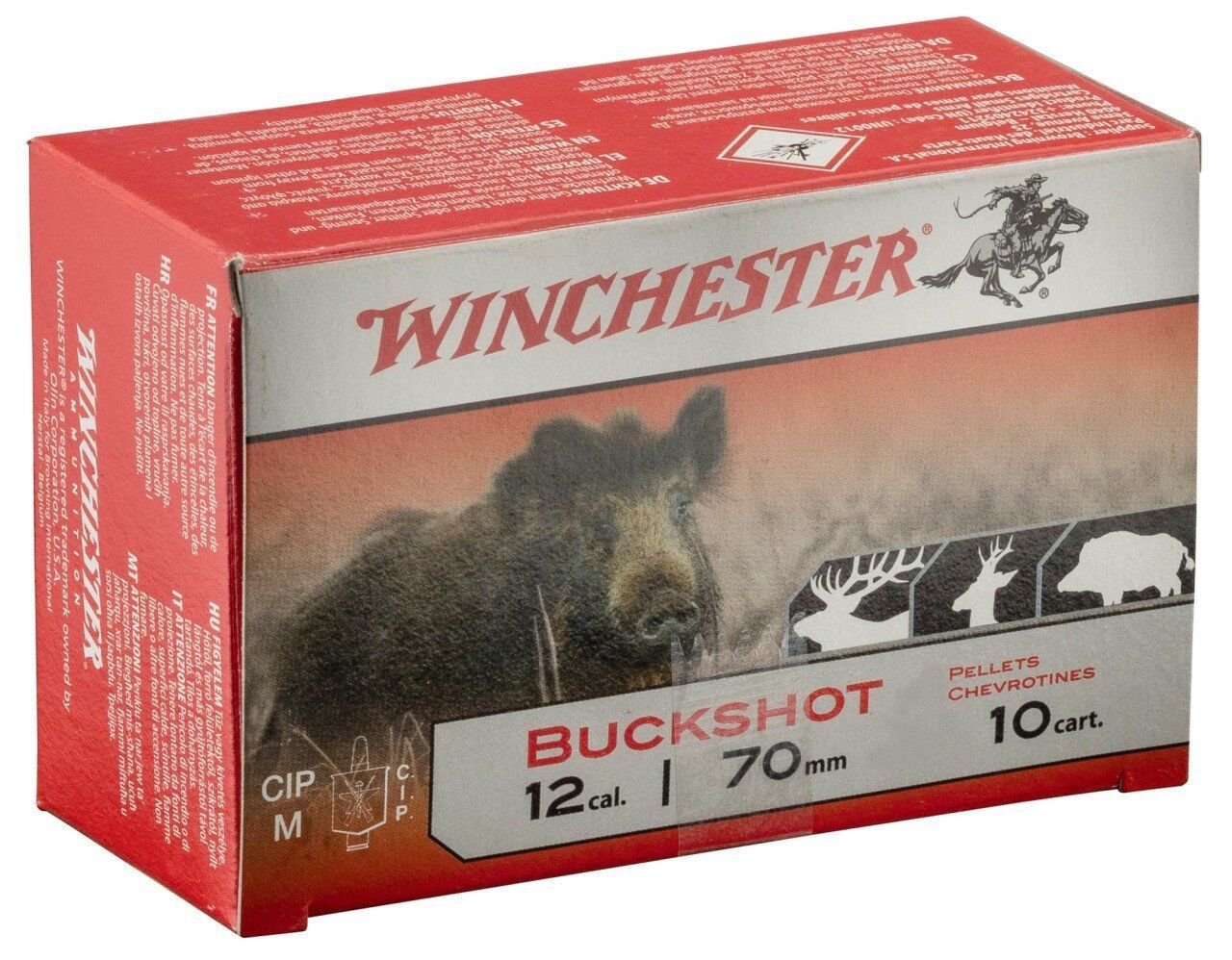 WINCHESTER (ITALY) 7/0 27 PELLETS BUCKSHOT  12 CAL.