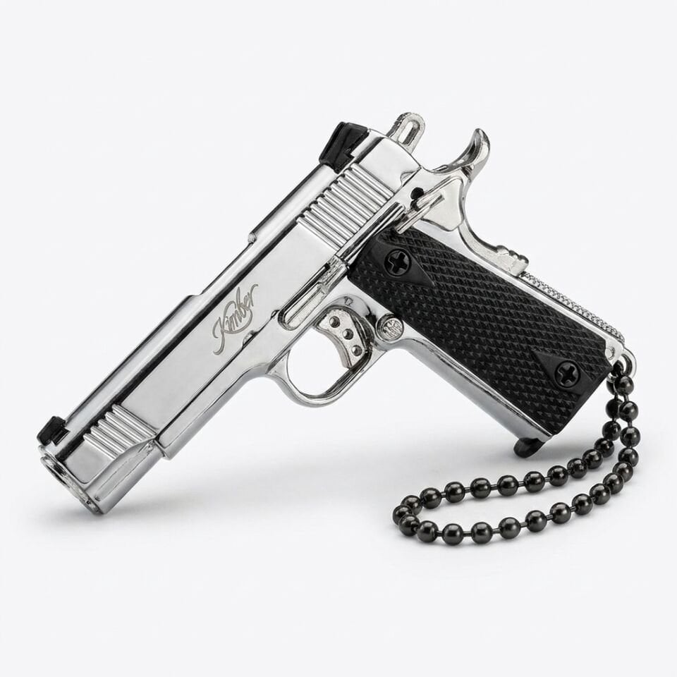 Colt Minyatür Anahtarlık Metal Hareketli (Krom)