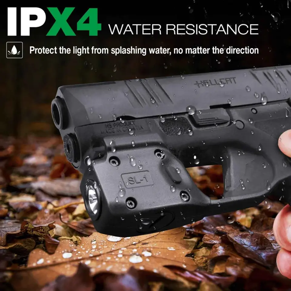 Hellcat Kydex Taktik Fener Kılıf Seti 150 Lümen Springfield Micro Compact