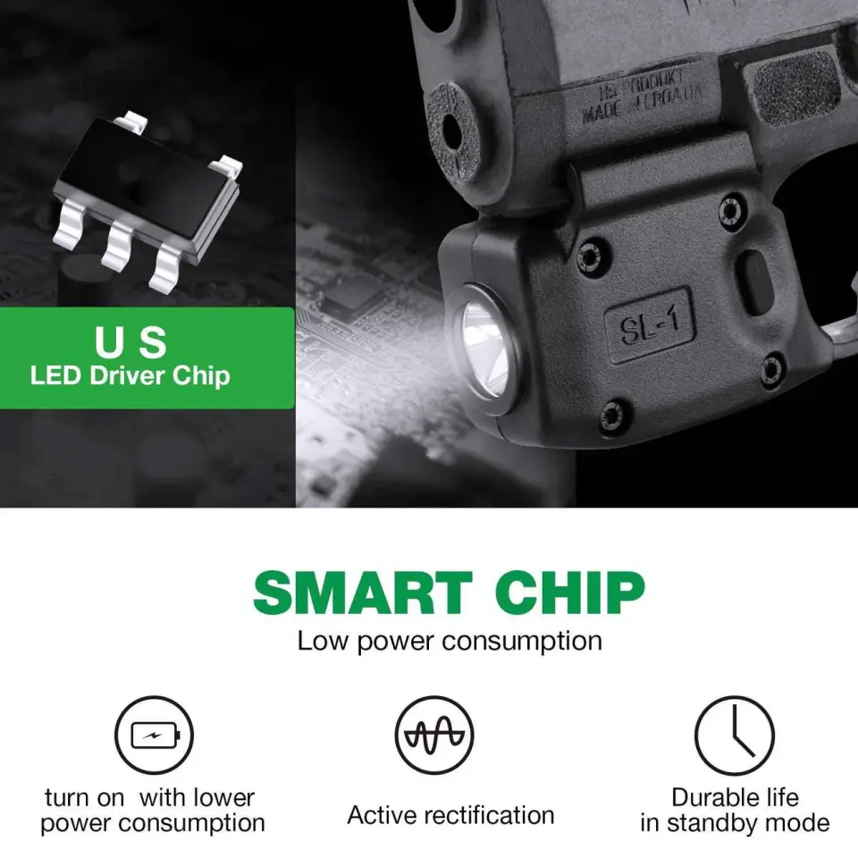 Hellcat Kydex Taktik Fener Kılıf Seti 150 Lümen Springfield Micro Compact