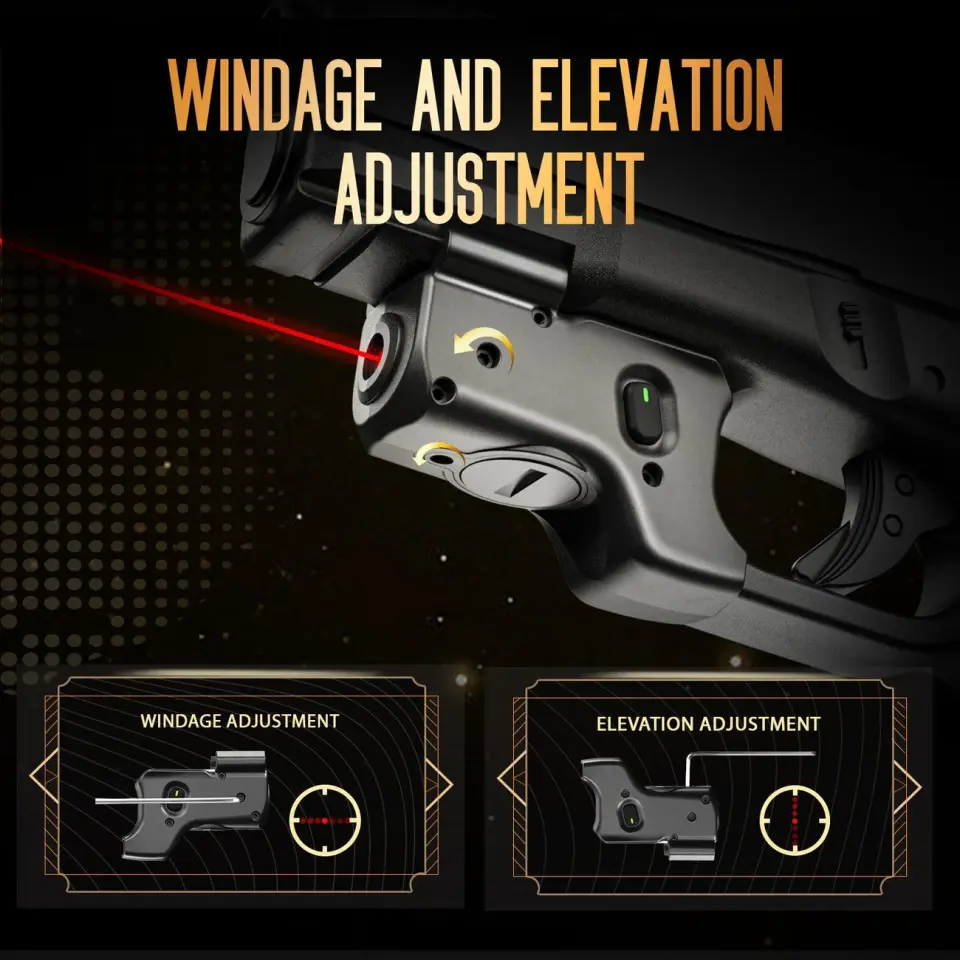 Glock Kırmızı Lazer Kydex Kılıf Seti WLS-104 G17 G19 Gen3-4-5