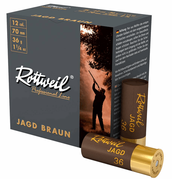 Rottweil Jagd Braun 36 Gr. Av Fişeği 12 Cal.