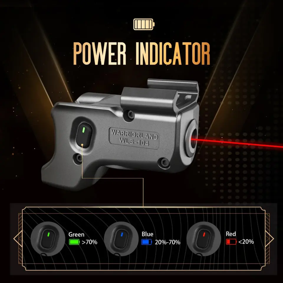 Glock Kırmızı Lazer Kydex Kılıf Seti WLS-104 G17 G19 Gen3-4-5