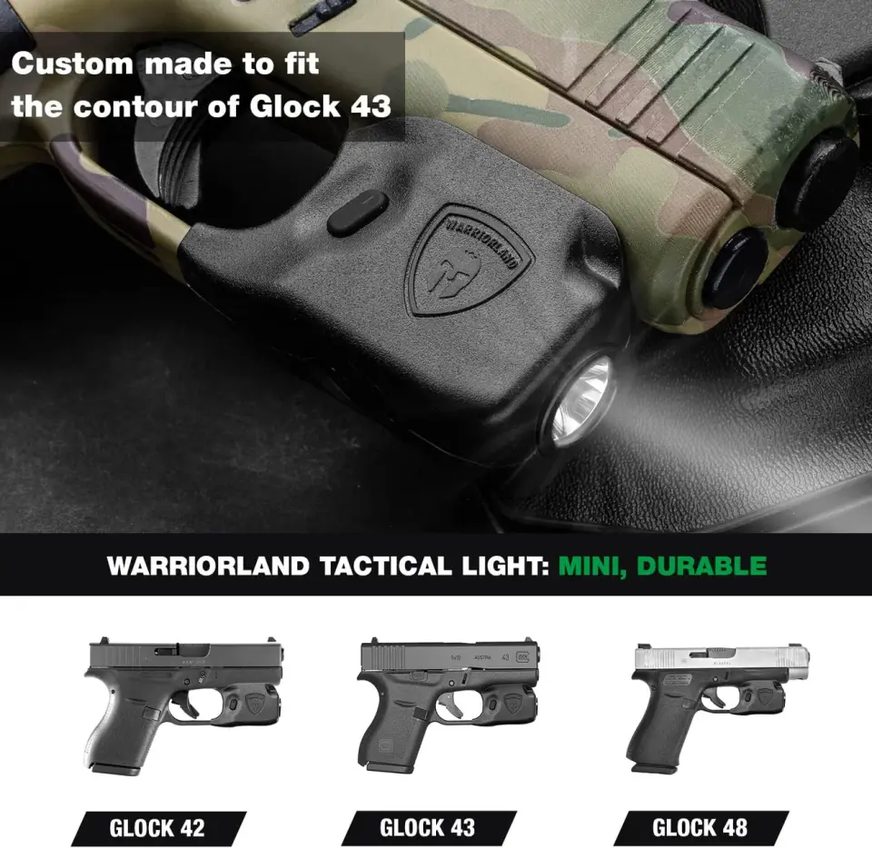 Glock 42 43 Mini Taktik Fener 150 Lümen G43X G48 SL-1 LED