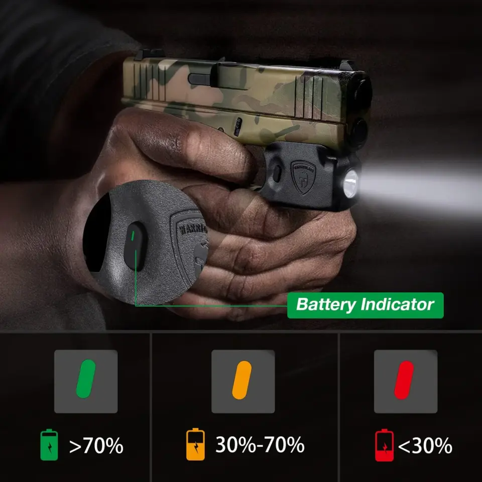 Glock 42 43 Mini Taktik Fener 150 Lümen G43X G48 SL-1 LED