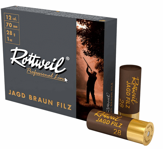 Rottweil Jagd Braun Keçe Tapa 28 Gr. Av Fişeği 12 Cal.
