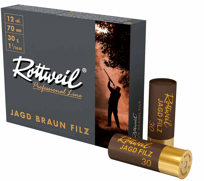 Rottweil Jagd Braun Keçe Tapa 30 Gr. Av Fişeği 12 Cal.