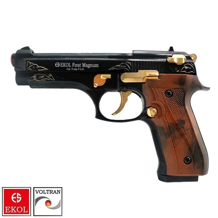 Ekol Fırat Magnum Siyah Altın İşlemeli Kurusıkı Tabanca