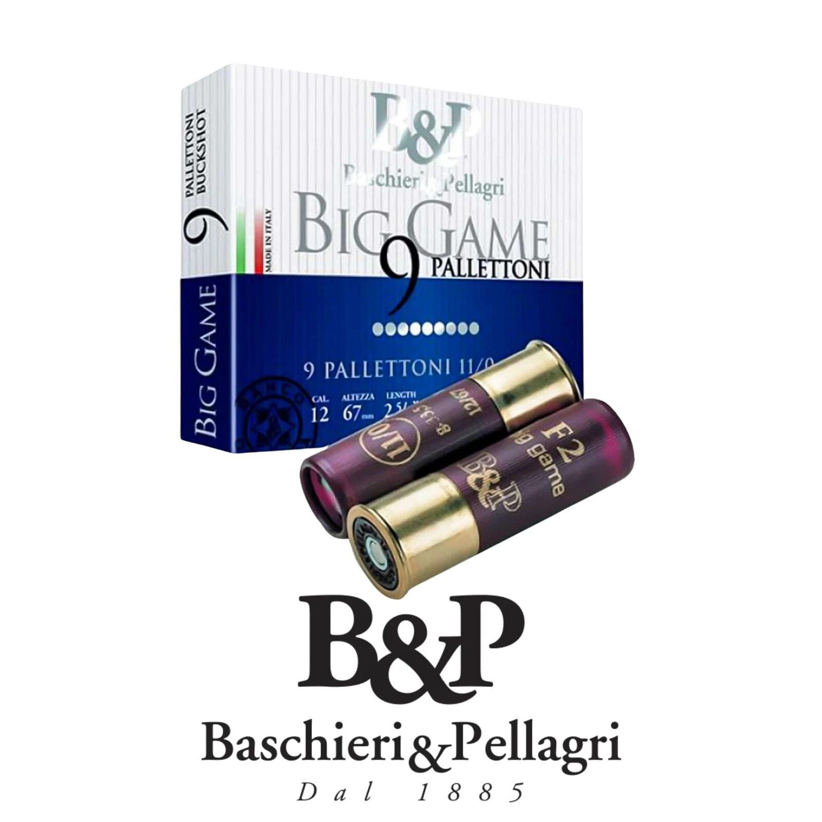 Saga Big Game 11/0 9 Pellets 12 Cal.