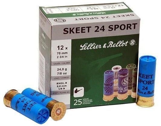 SELLIER & BELLOT 24 GR. NO:9,5 SKEET FİŞEĞİ  12 CAL.