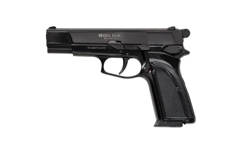 EKOL ES 66 Havalı Tabanca 4.5 mm - Mat Siyah Altın İşlemeli - 2025