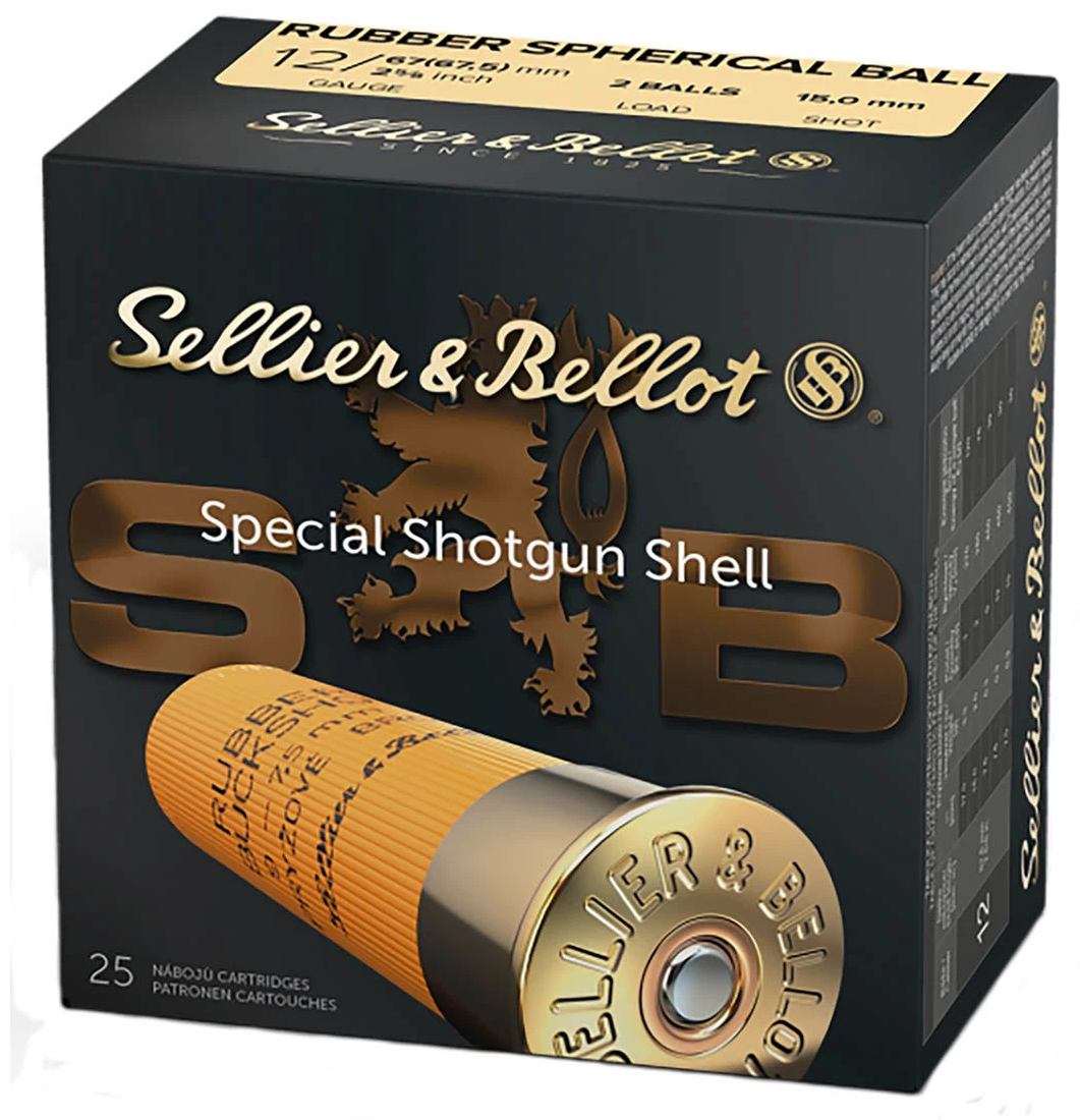 Sellier & Bellot Rubber Defence Tek Slug 12 Cal.