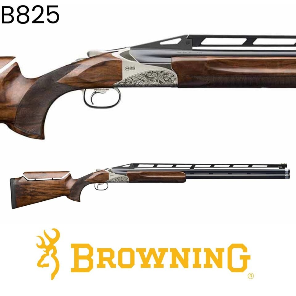 Browning B825 Pro Trap High Rib Adj. Süperpoze Trap Atış Tüfeği