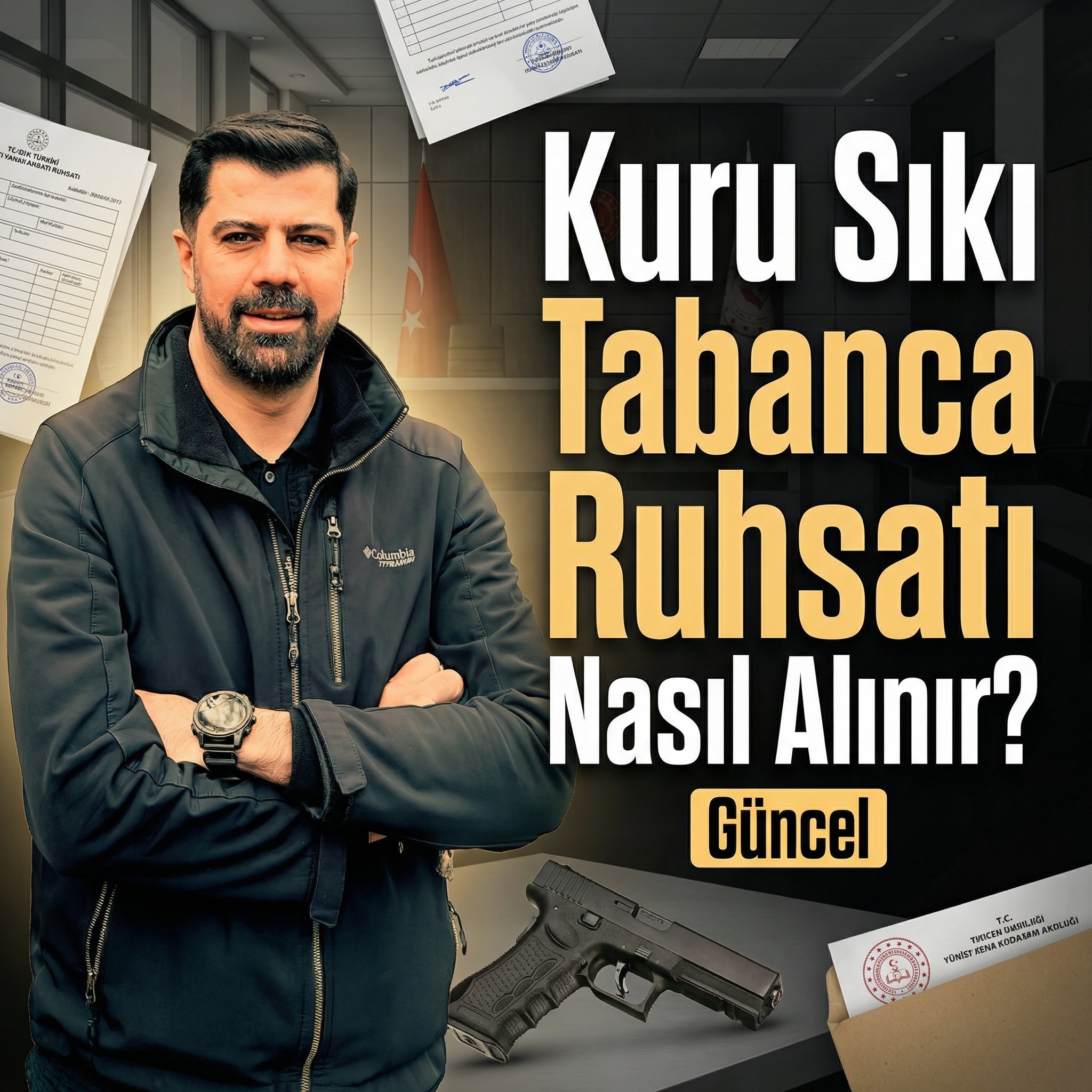Kuru Sıkı Tabanca Ruhsatı Nasıl Alınır? GÜNCEL!